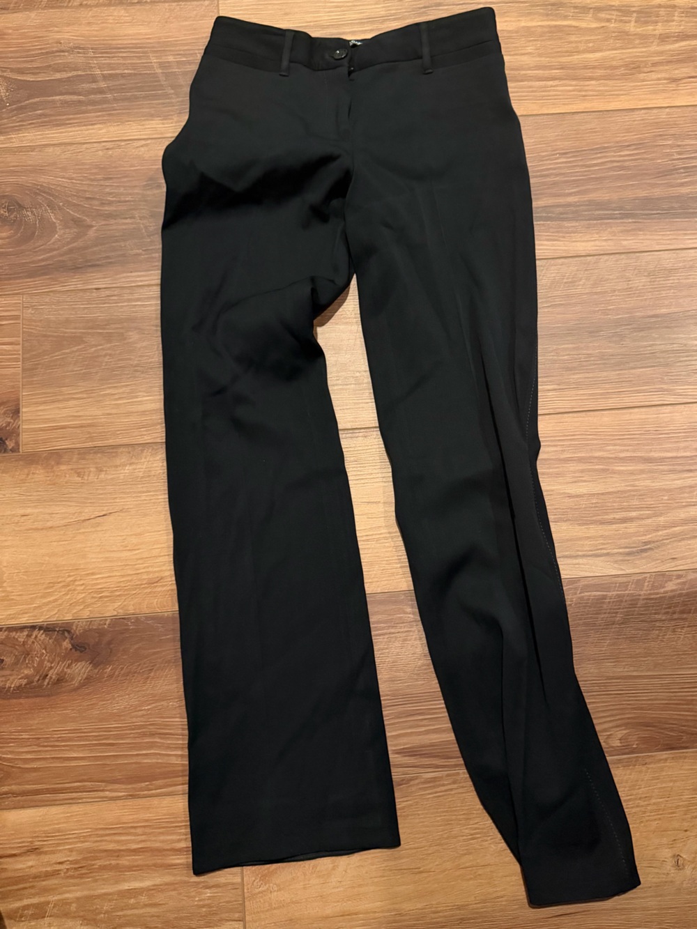 Dolce & Gabbana Black Slim Straight Ponte Trousers